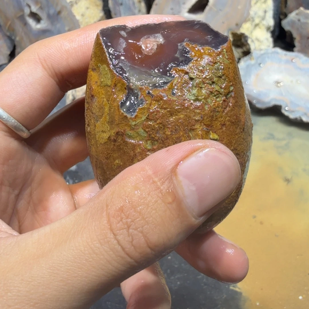 未镶嵌玛瑙/玉髓珠宝半成品