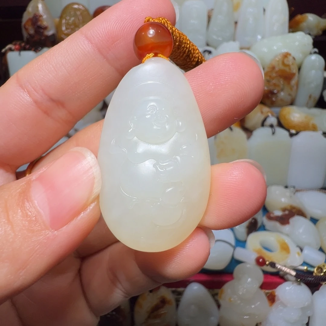 一***顺吊坠(不含链)未镶嵌和田玉