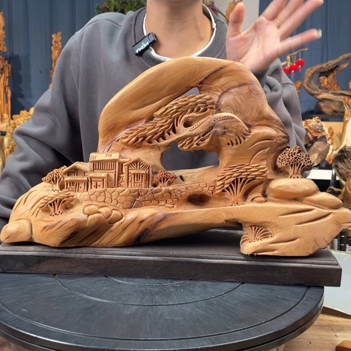 柏木（崖柏）山水倒流香送两盒香