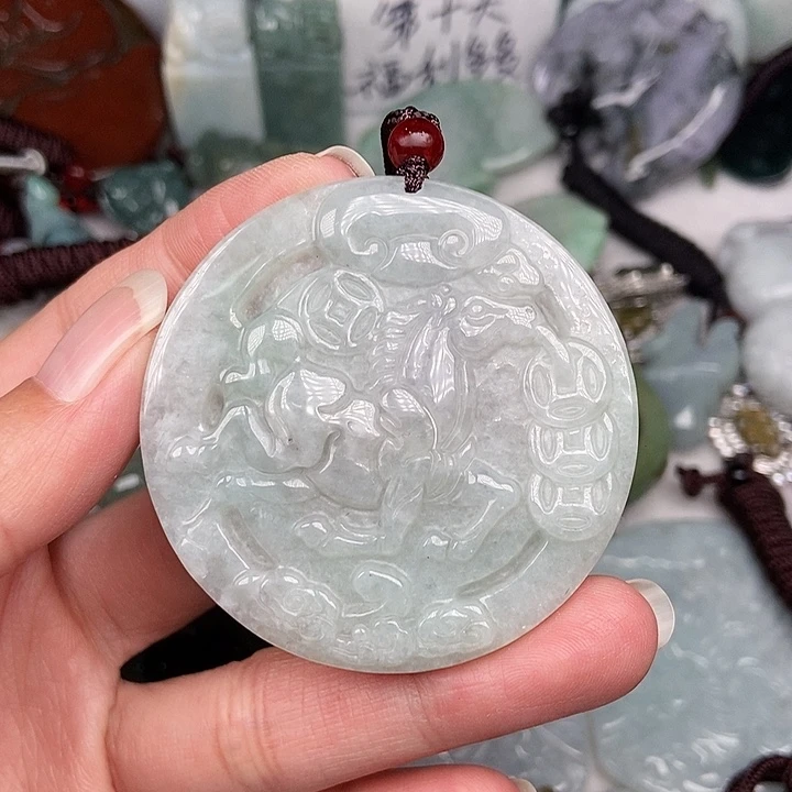 颈饰未镶嵌翡翠翡翠