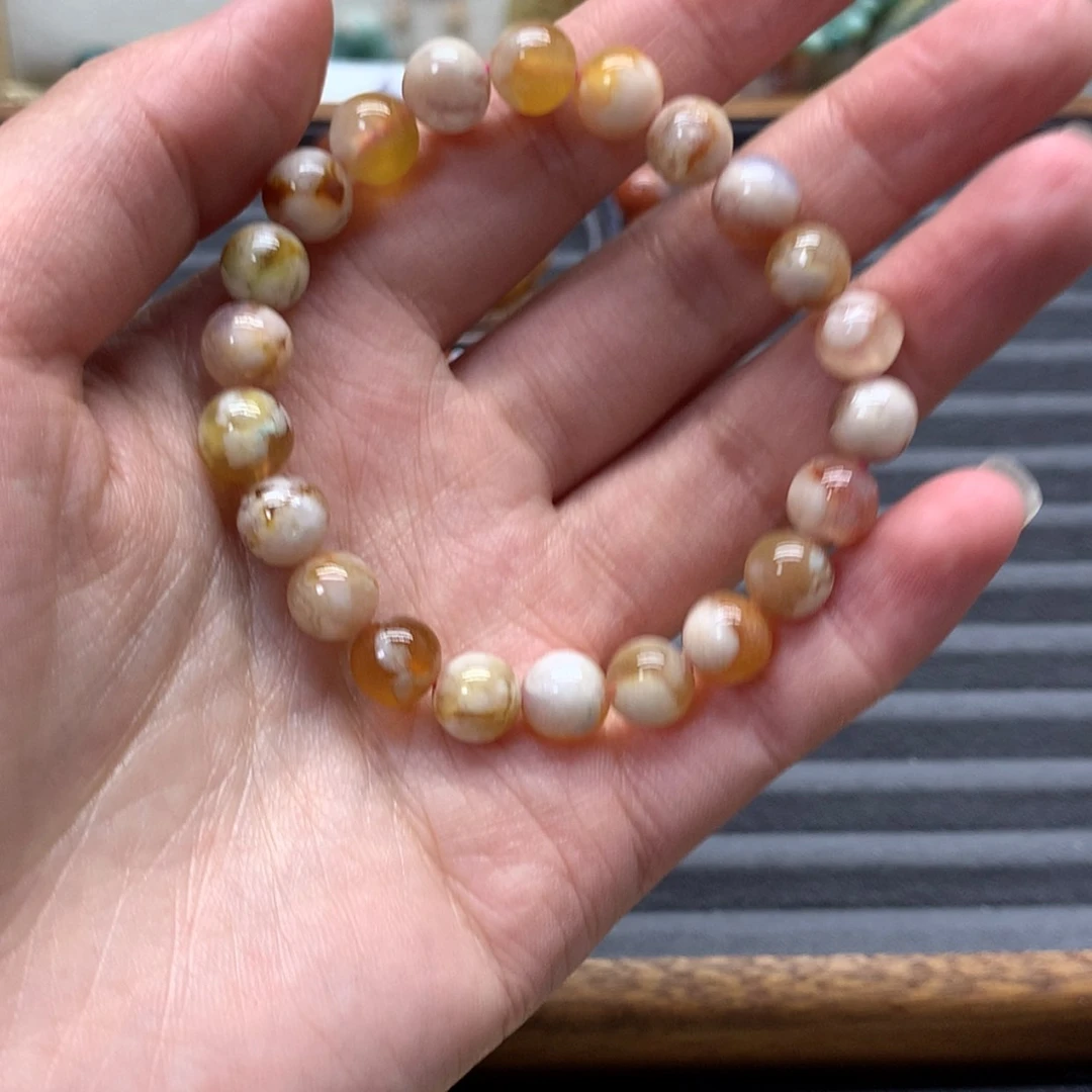 【闪购商品】玛瑙/玉髓手链未镶嵌涴****）