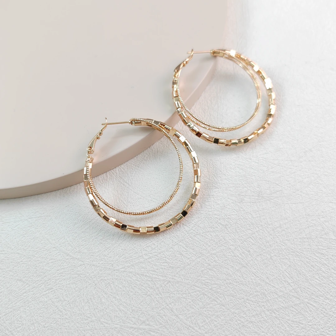 XUPING/旭平首饰 合金耳饰 【参与满赠】时尚大耳环GDQ X000776083