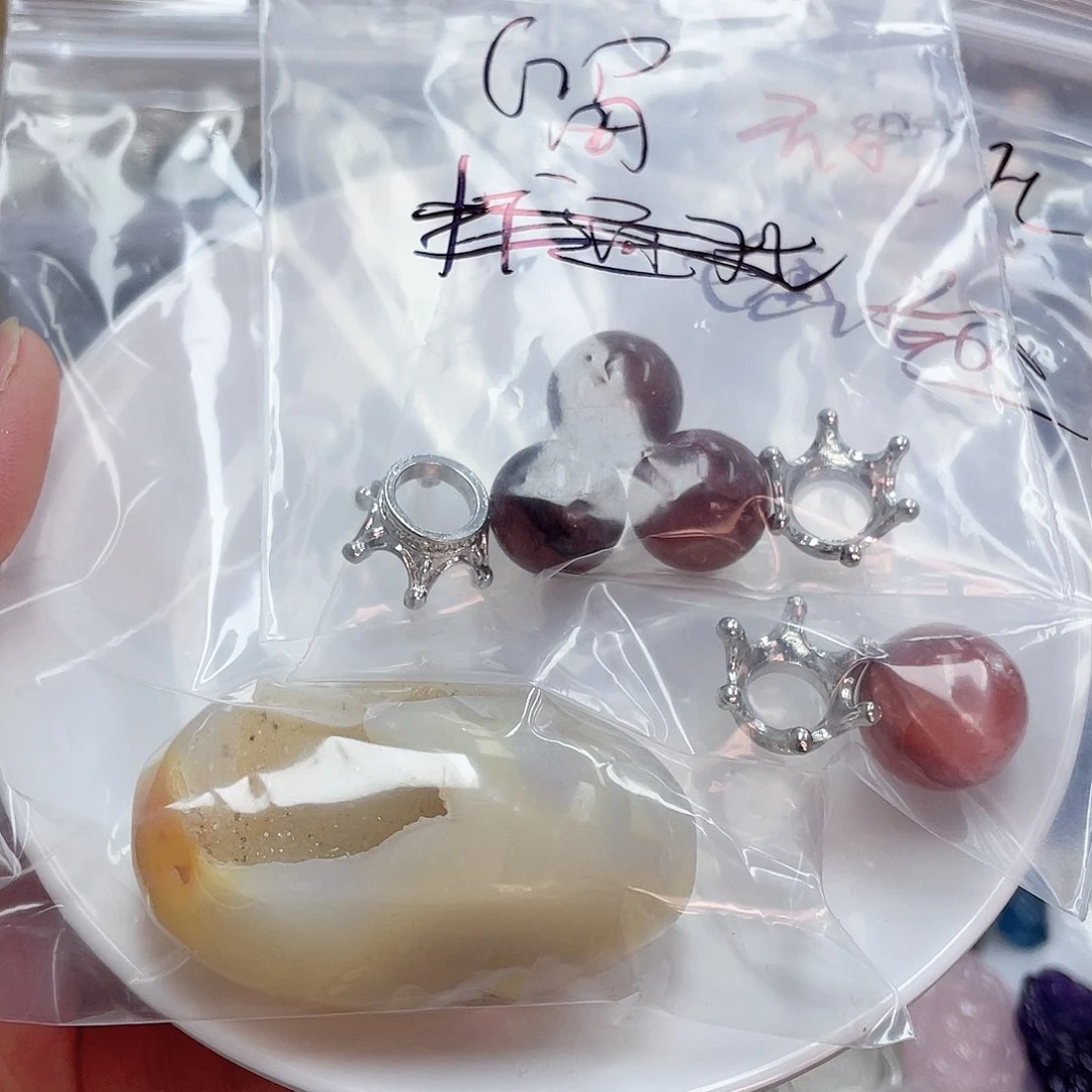 水晶珠宝半成品未镶嵌婳*