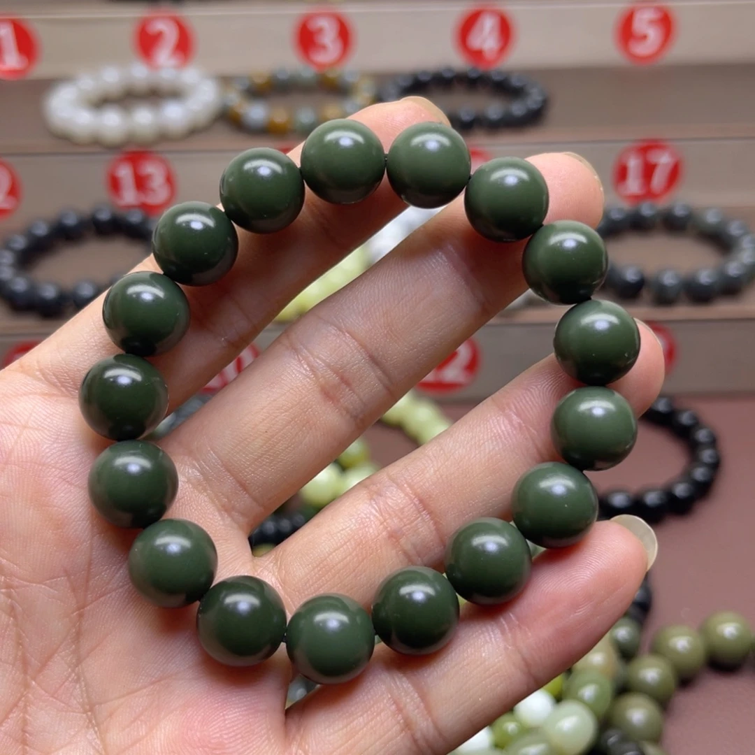 和田玉未镶嵌手链