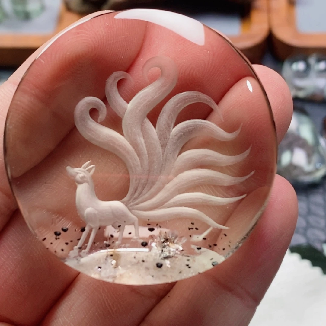 未镶嵌吊坠(赠链)水晶