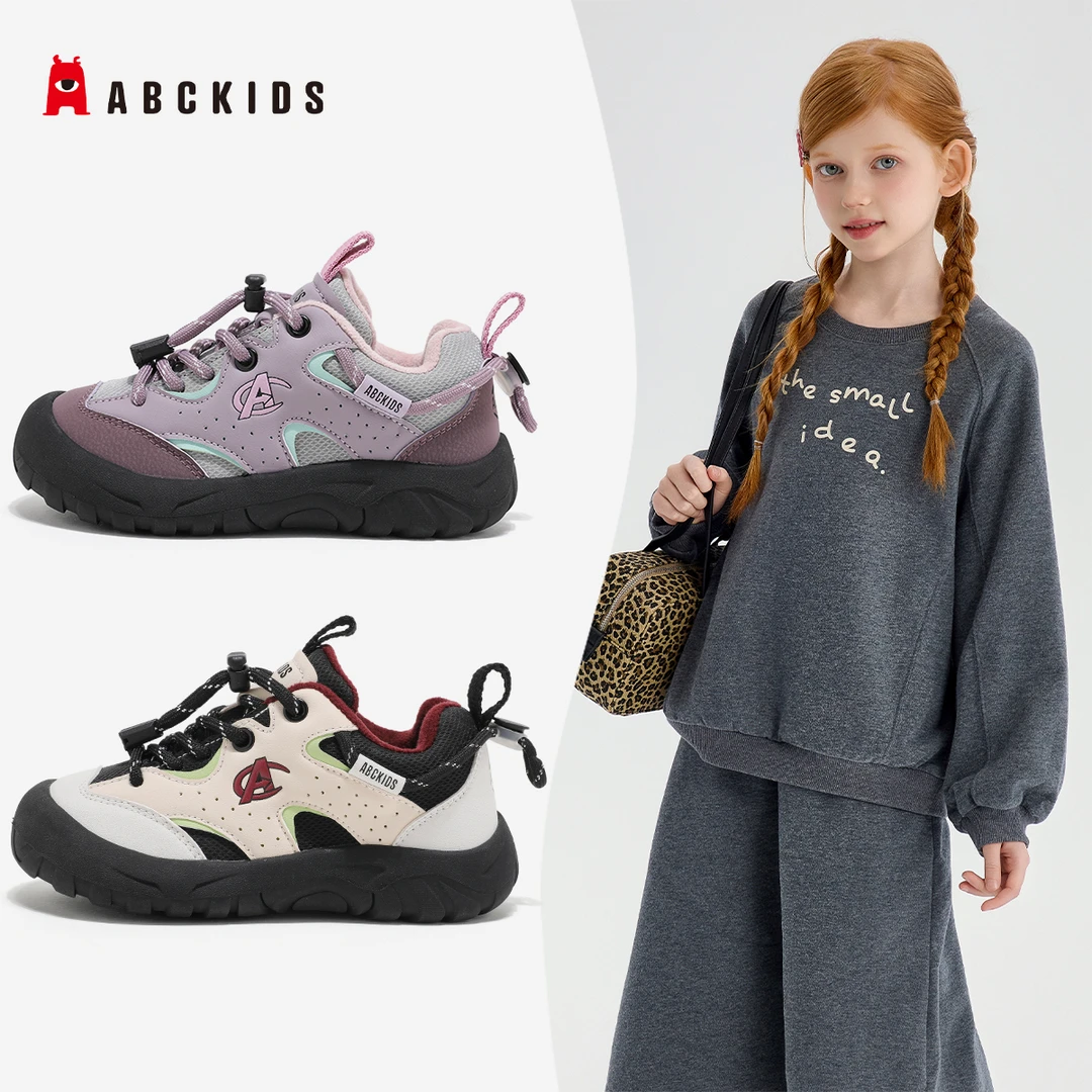 ABCkids儿童新款冬季加绒百搭时尚男女童户外休闲鞋SY553603871AX