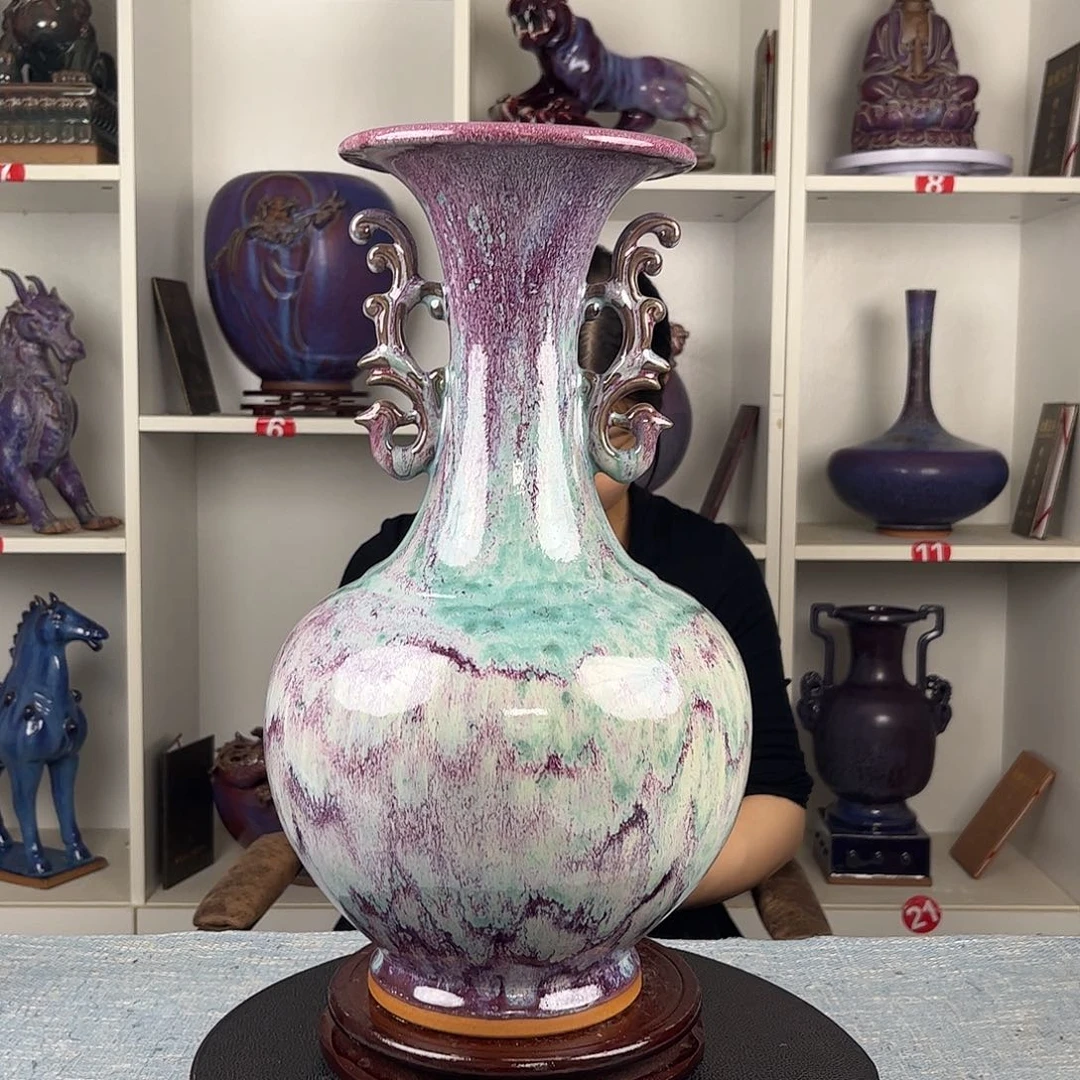 瓷片摆件……丹凤朝阳……