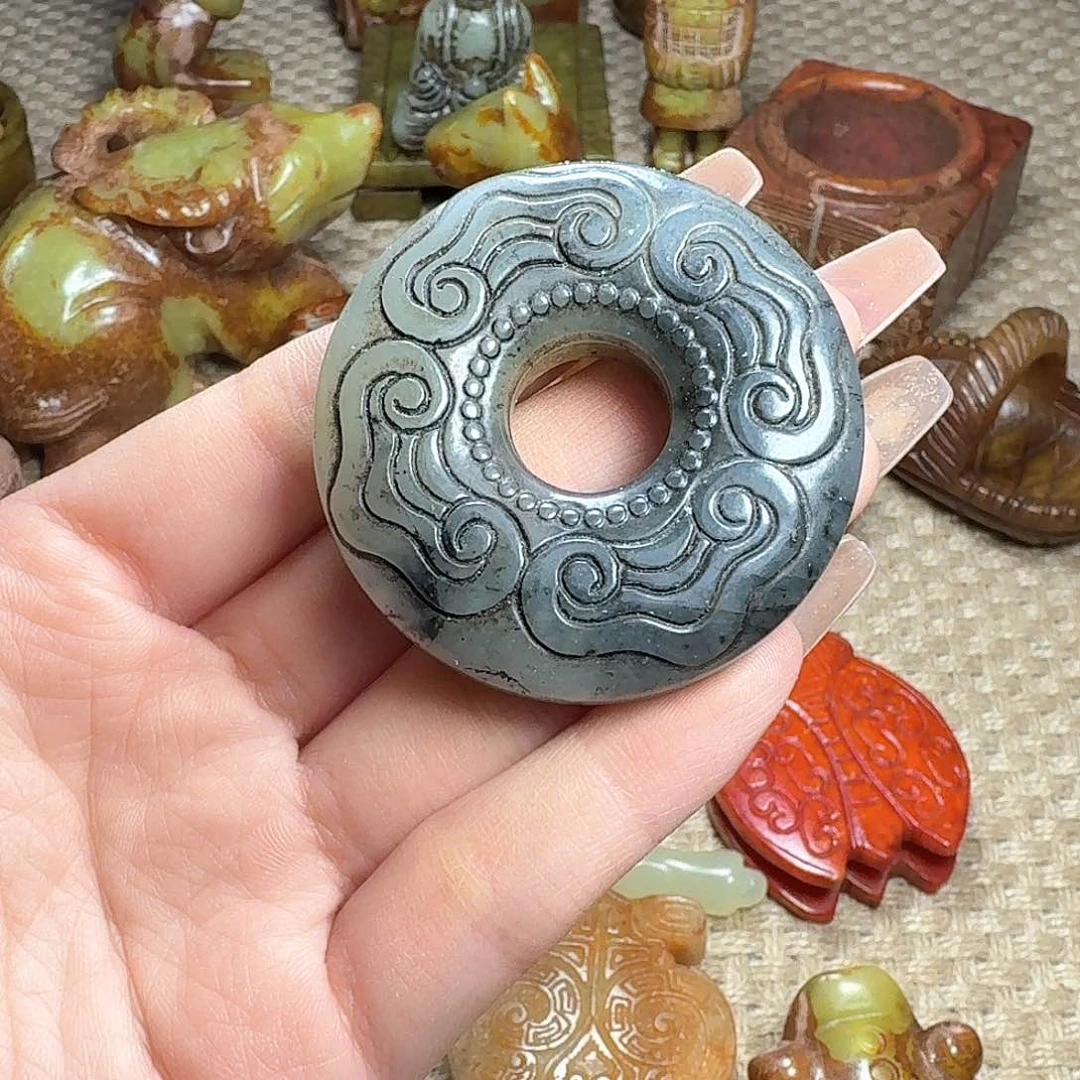 白玉菩提吊坠挂件