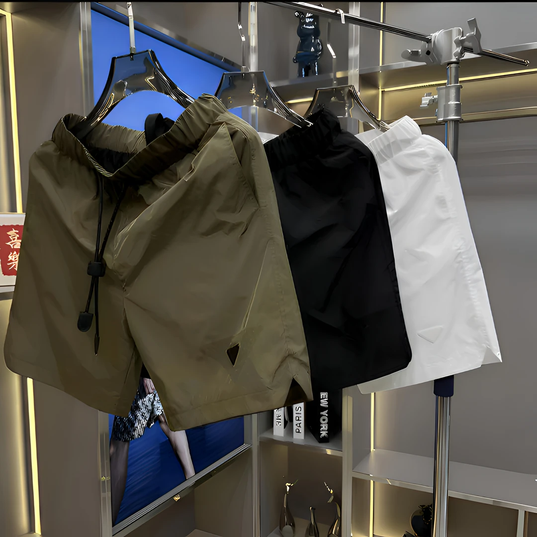 P*家夏季旅行者系列男士老钱风休闲百搭短裤