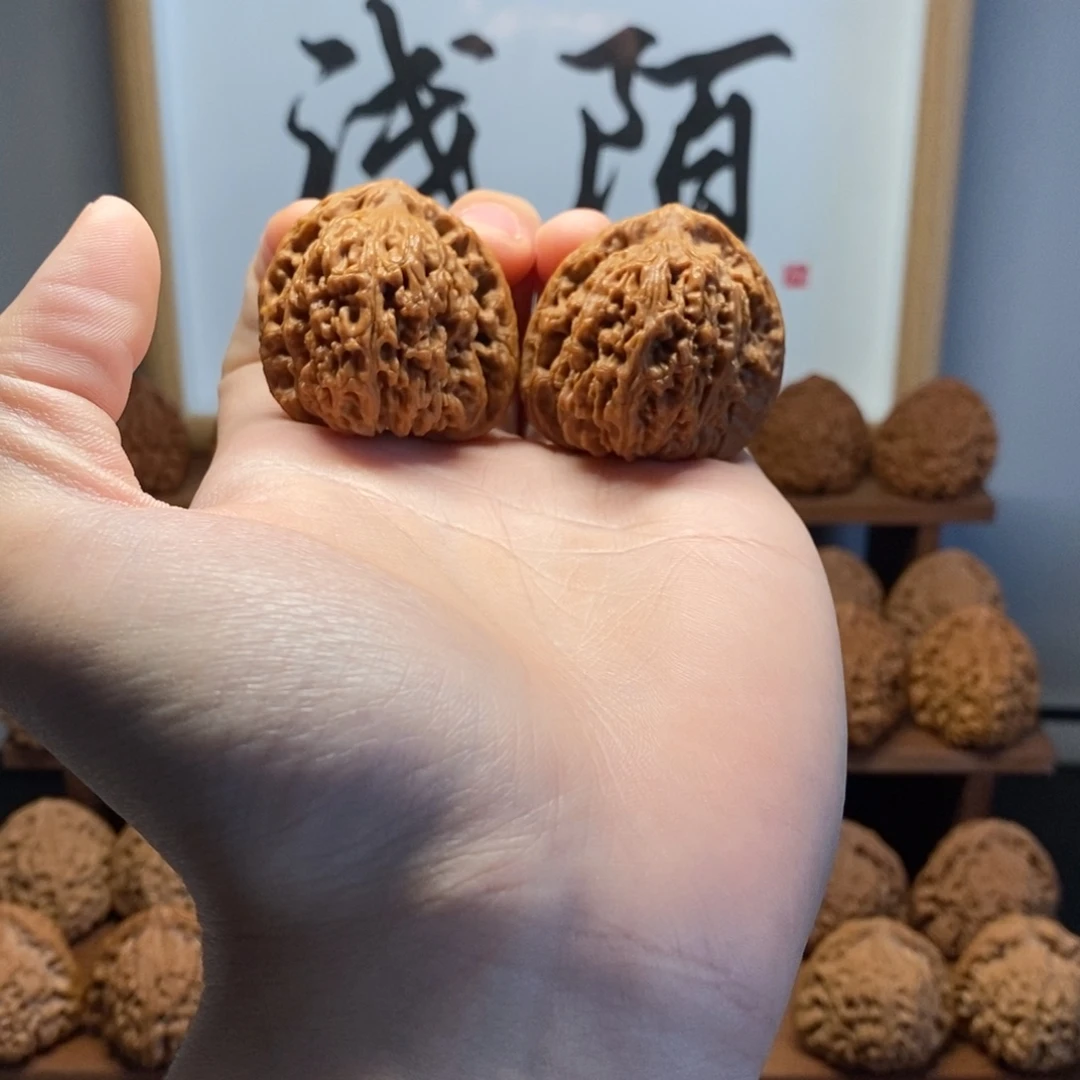 核桃南疆石39尺全品对歪