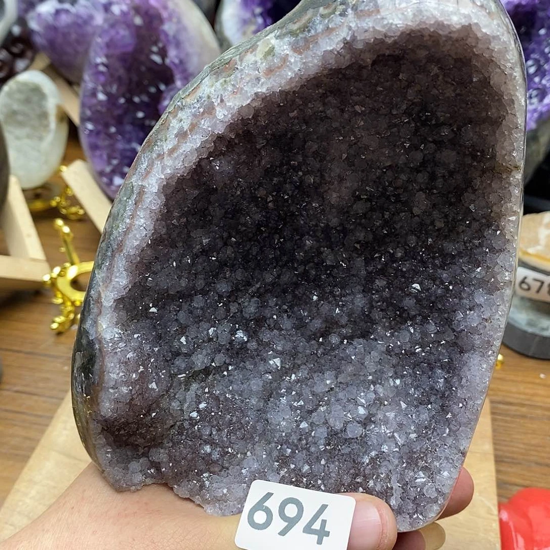 紫晶摆件未镶嵌摆件