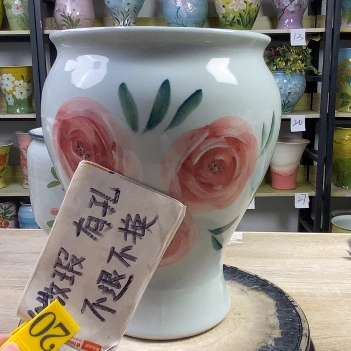 景德镇高温陶瓷花盆