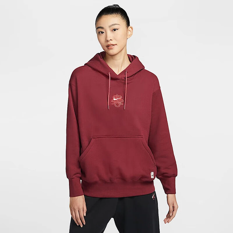 NIKE/耐克女士灵蛇迎新运动休闲百搭时尚加绒套头连帽衫HV8461677