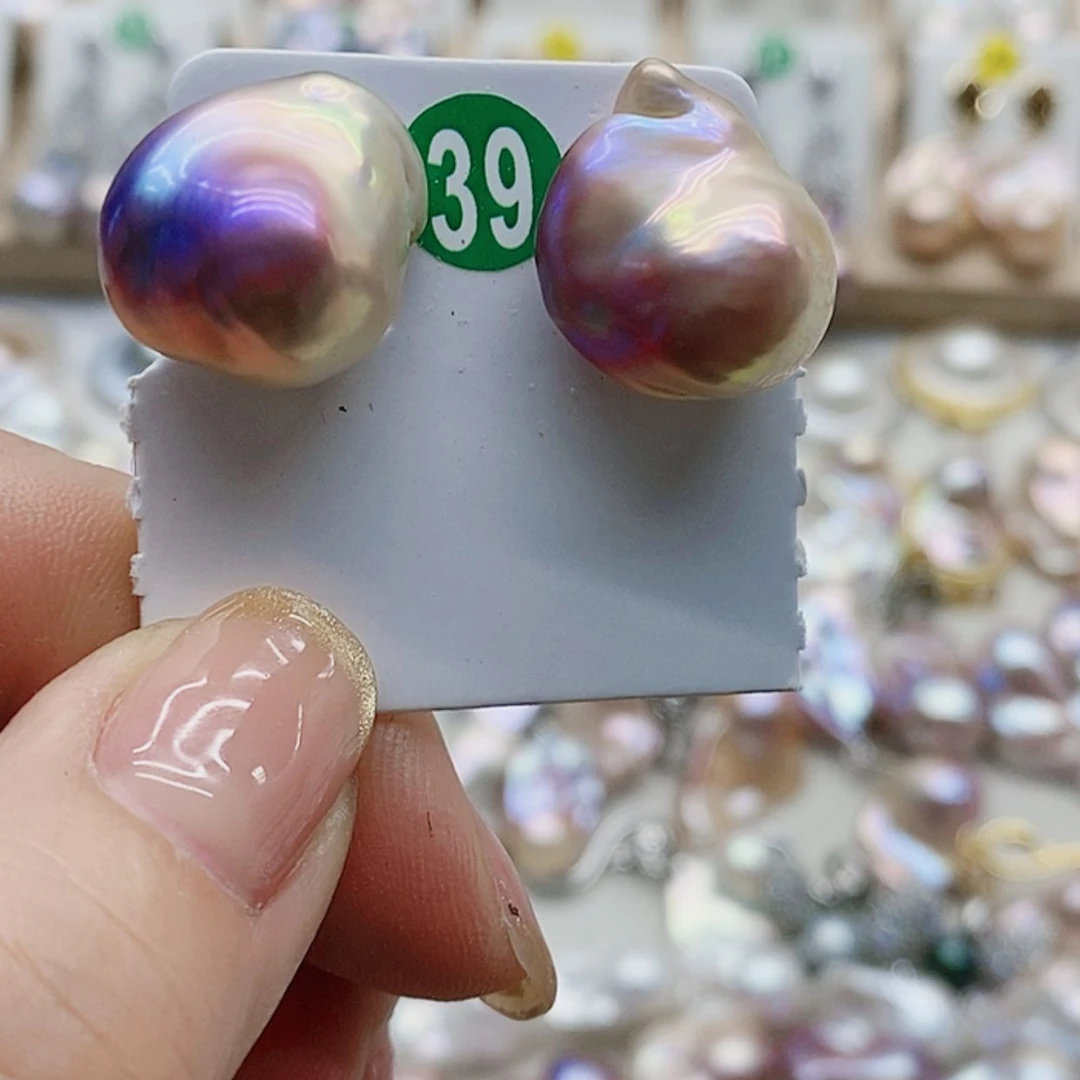 【闪购商品】淡水珍珠耳饰银S925镶嵌