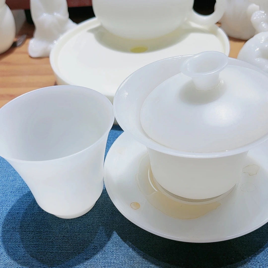 瓷片素烧璞玉薄胎150cc加115cccc