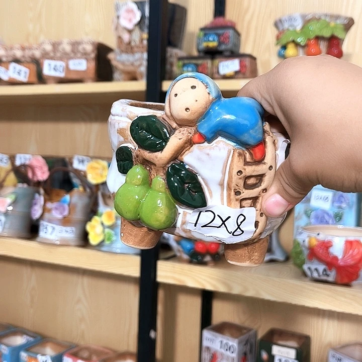 多肉花盆满15包邮