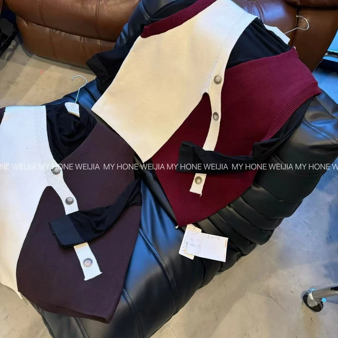 【WJ】 秋冬款 崔 606 两色针织两件套（均码）