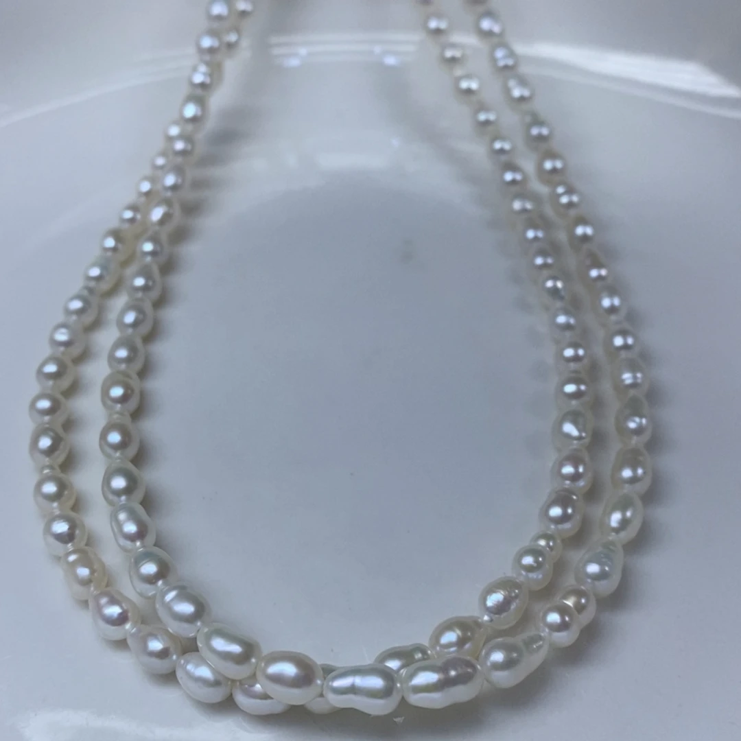 淡水珍珠未镶嵌颈饰发2条