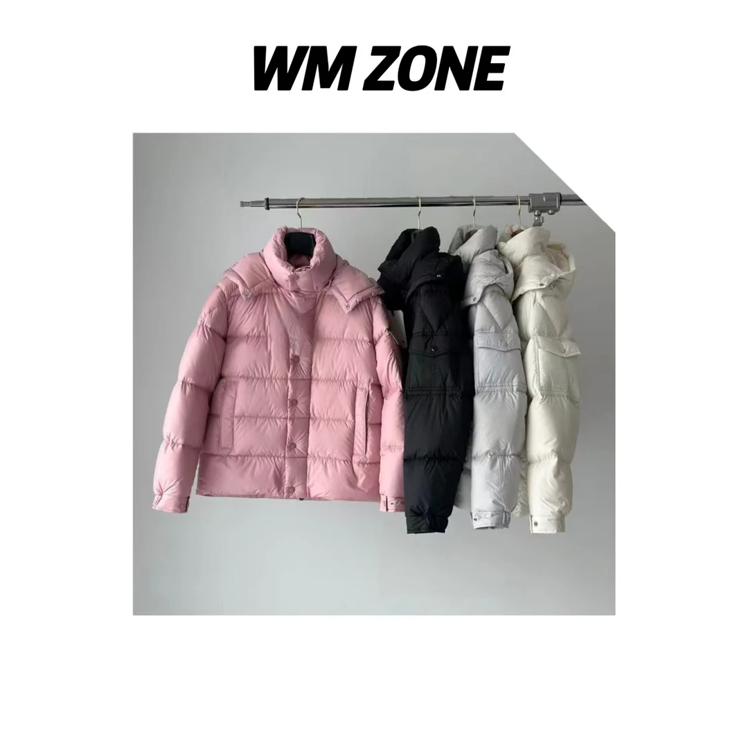 WM  3899  高奢连帽短款羽绒服