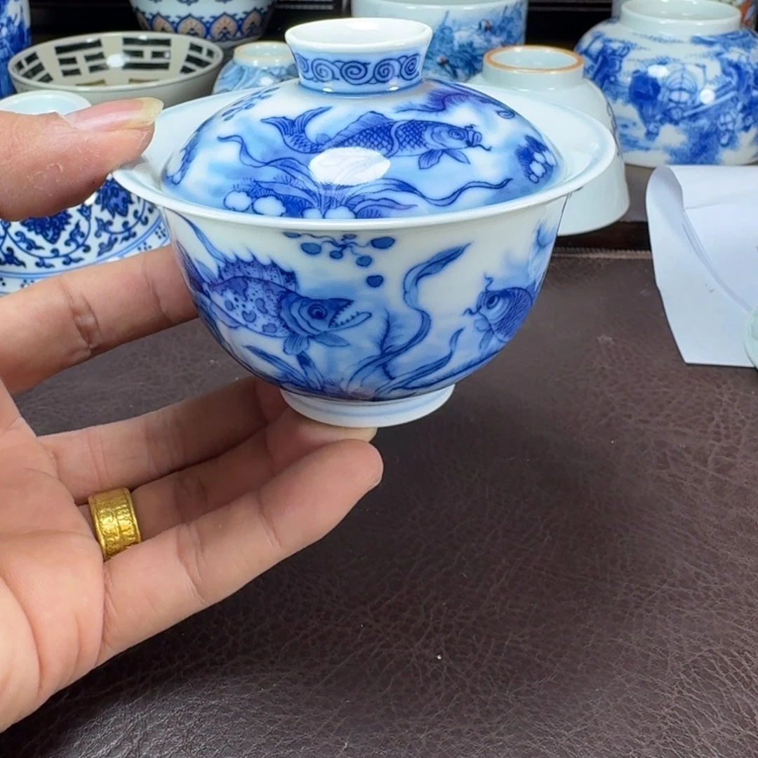 b***n瓷片当代景德镇陶瓷手绘茶具