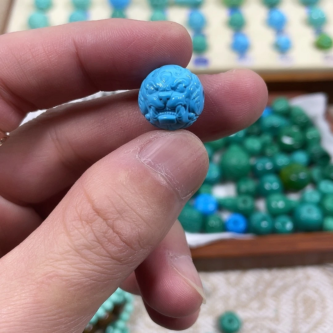 原生态手工雕刻配饰配珠13