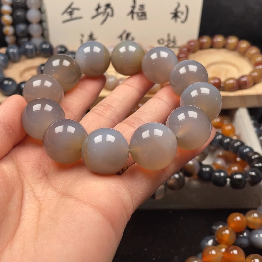 玛瑙/玉髓未镶嵌手链