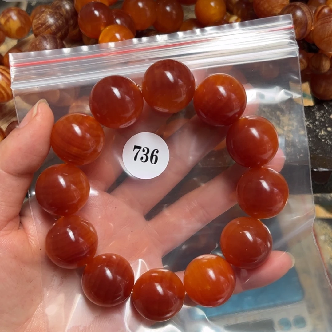 松木（琥珀木）手串/手链736号2.1包浆