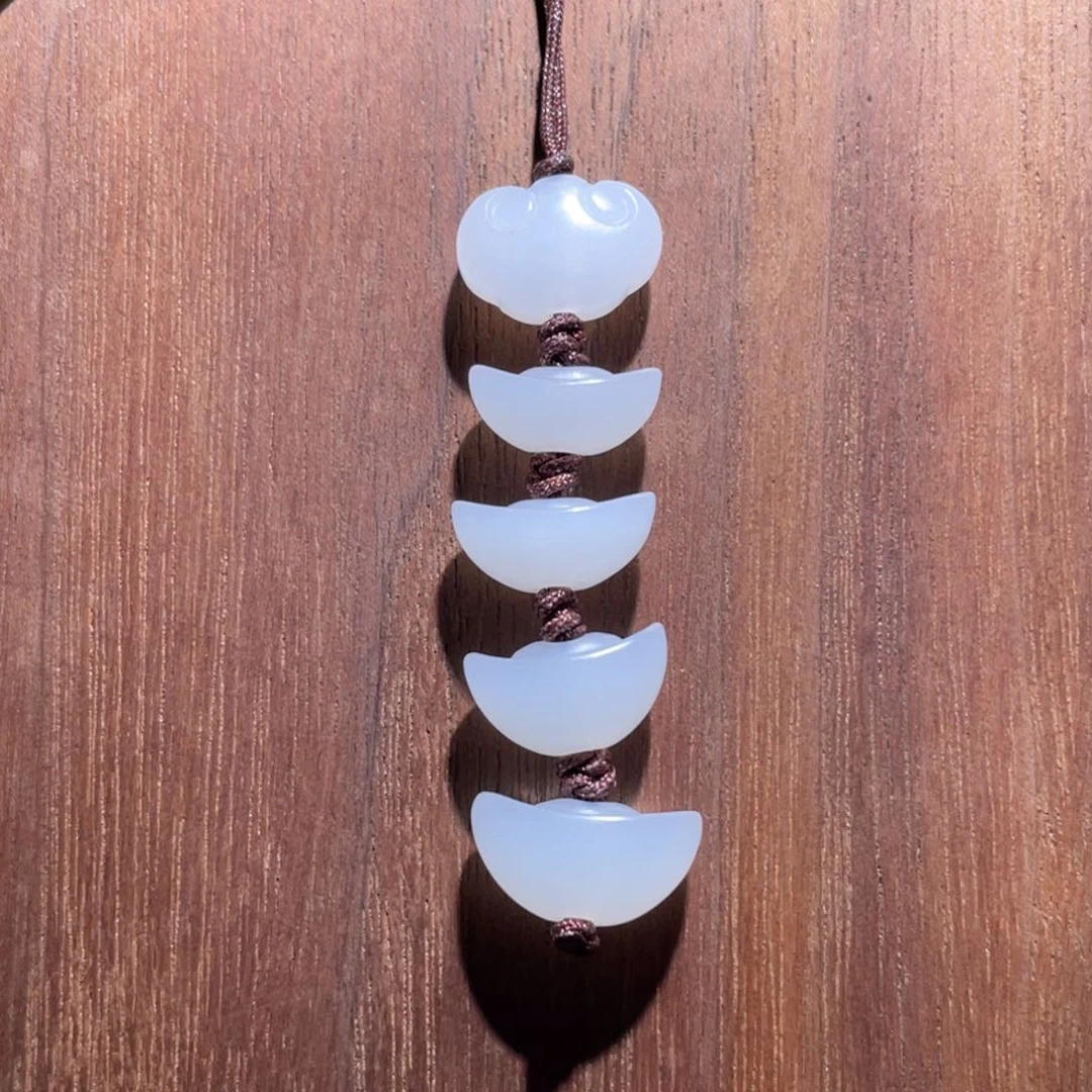 未镶嵌手链和田玉手机挂