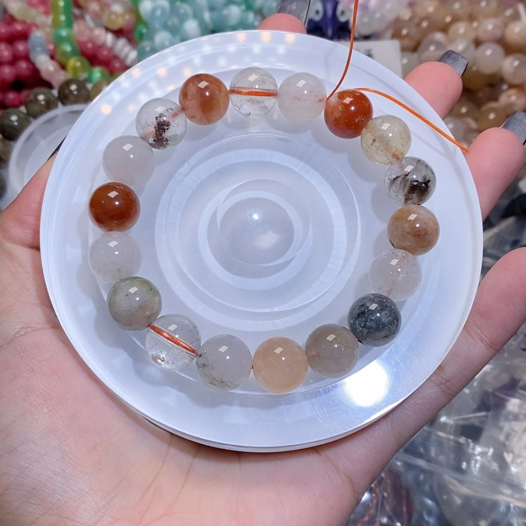 【闪购商品】水晶手链银S925镶嵌彩发047