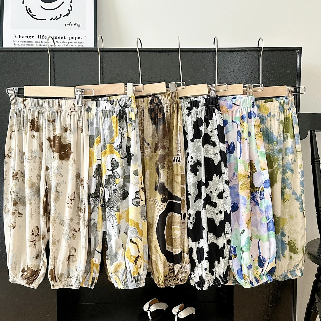 儿童夏季薄款防蚊裤男童休闲古风外穿裤子宝宝百搭宽松沙滩裤子