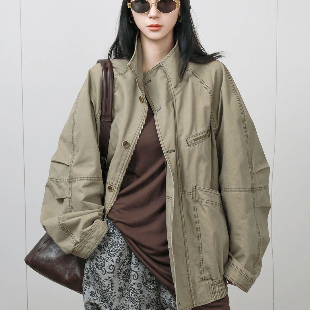 LA MAISON ONE  “自由卡哈特” 复古夹克短外套L253W106