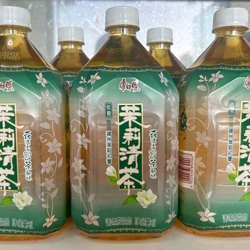 康师傅茉莉清茶1000ml*8瓶茶饮料大瓶解渴500ml*12瓶特价便宜促销