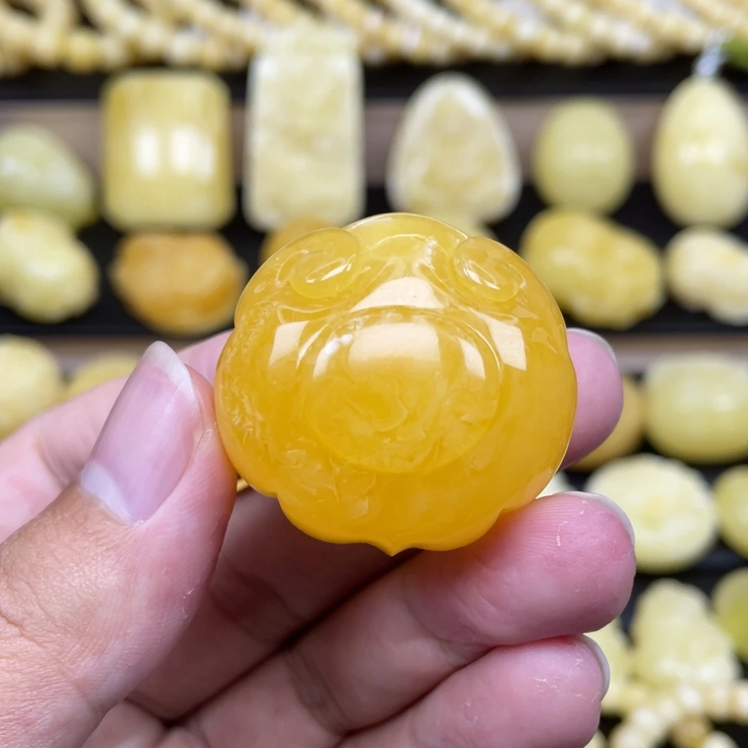 琥珀未镶嵌裸石琥珀蜜蜡