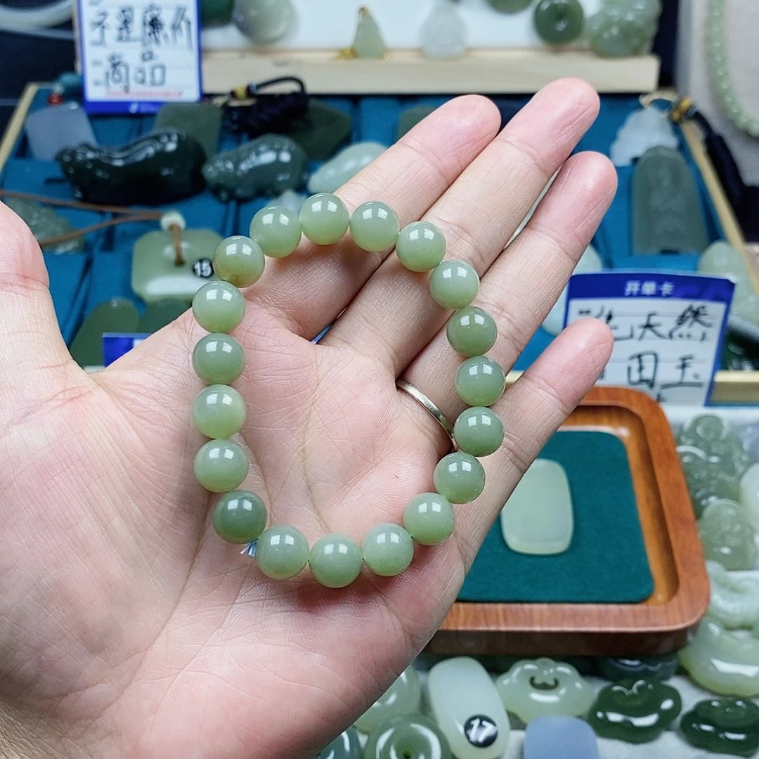 开***.和田玉未镶嵌颈饰手串0809