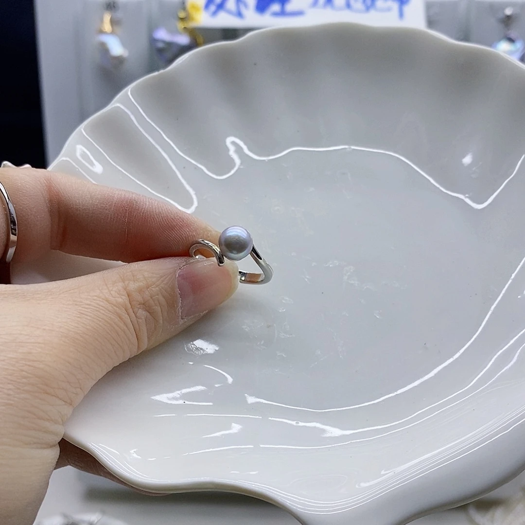 颈饰合金淡水珍珠