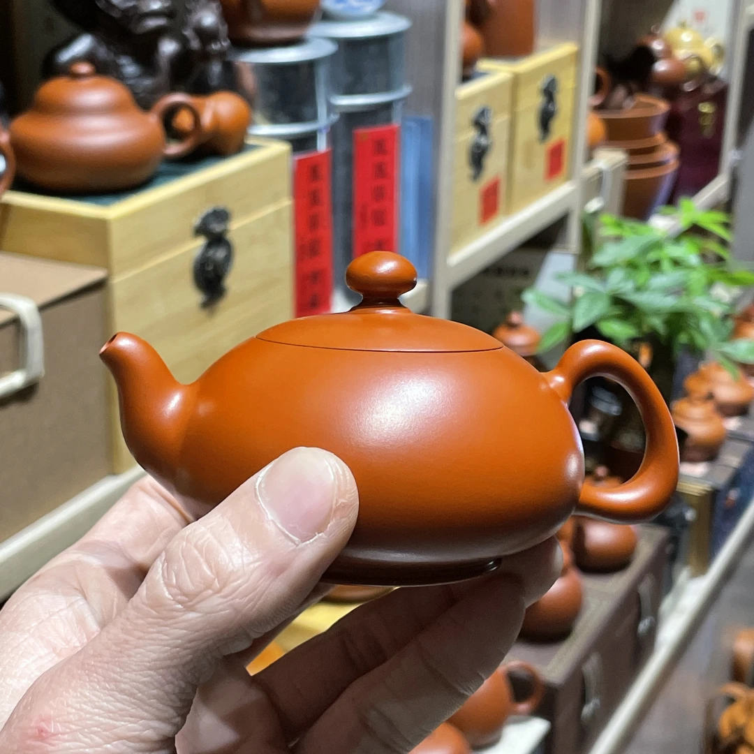 荣记池松荣朱泥，寿龟壶约120cc