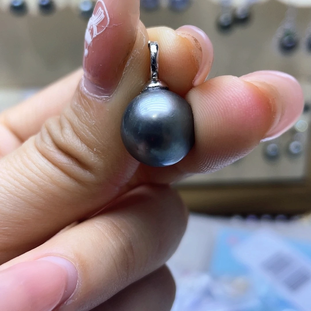 海水珍珠颈饰银S925镶嵌