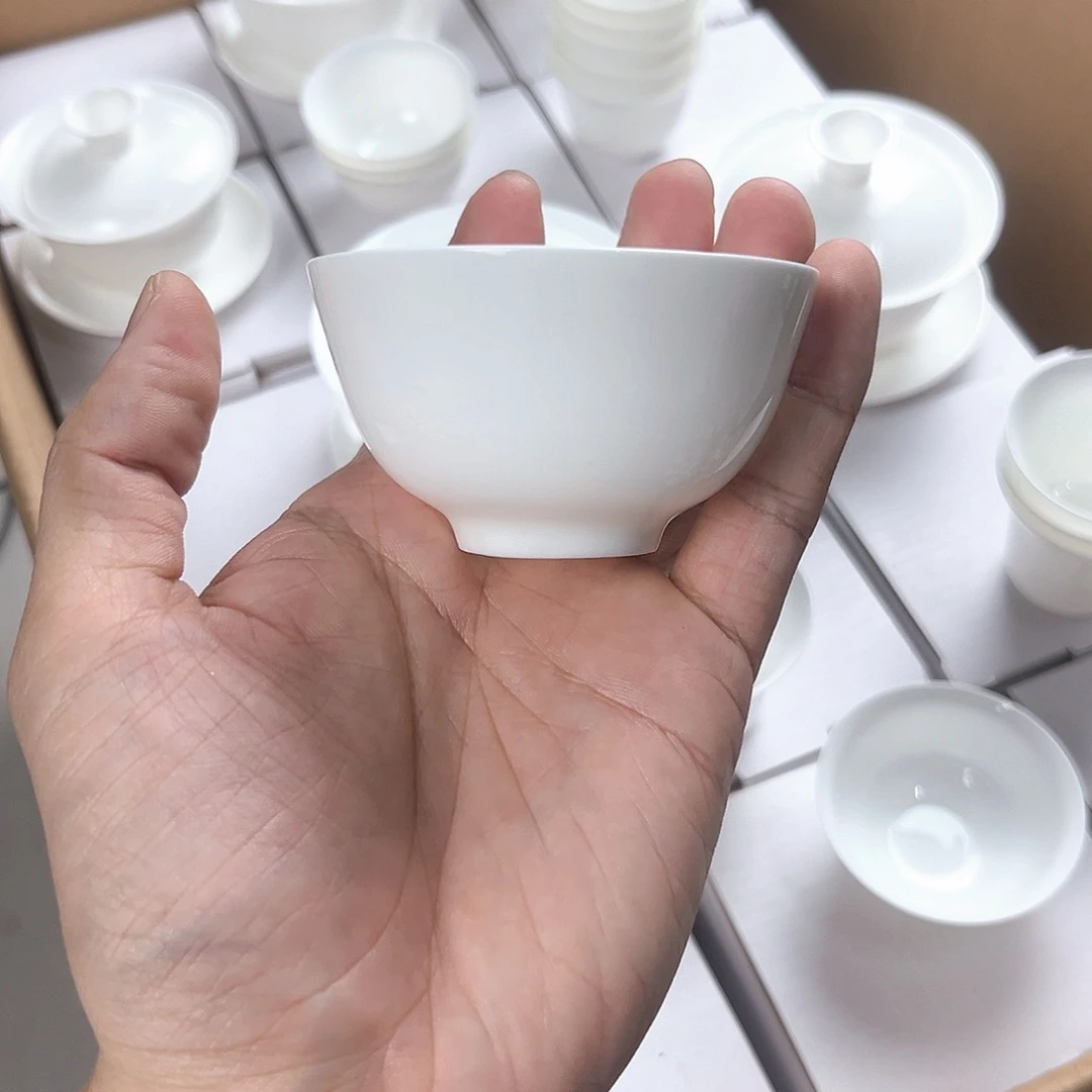 80毫升玉碗主人杯骨瓷单个