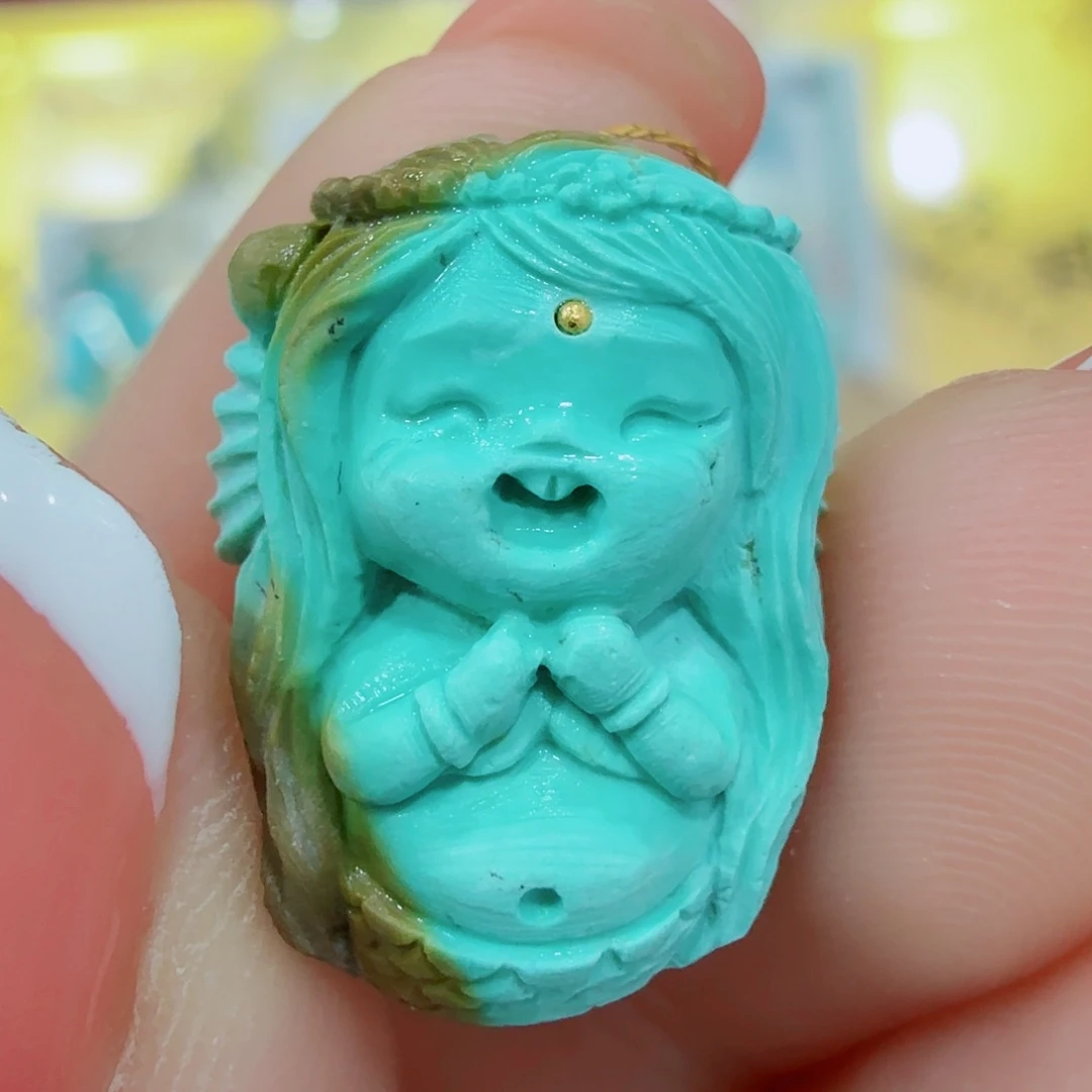 未镶嵌绿松石珠宝奇石