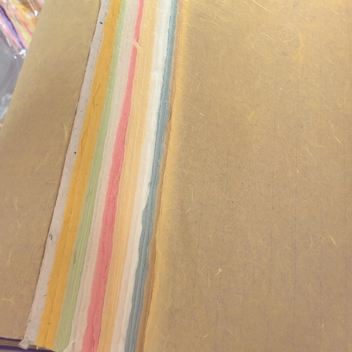 十色云龙皮纸100张