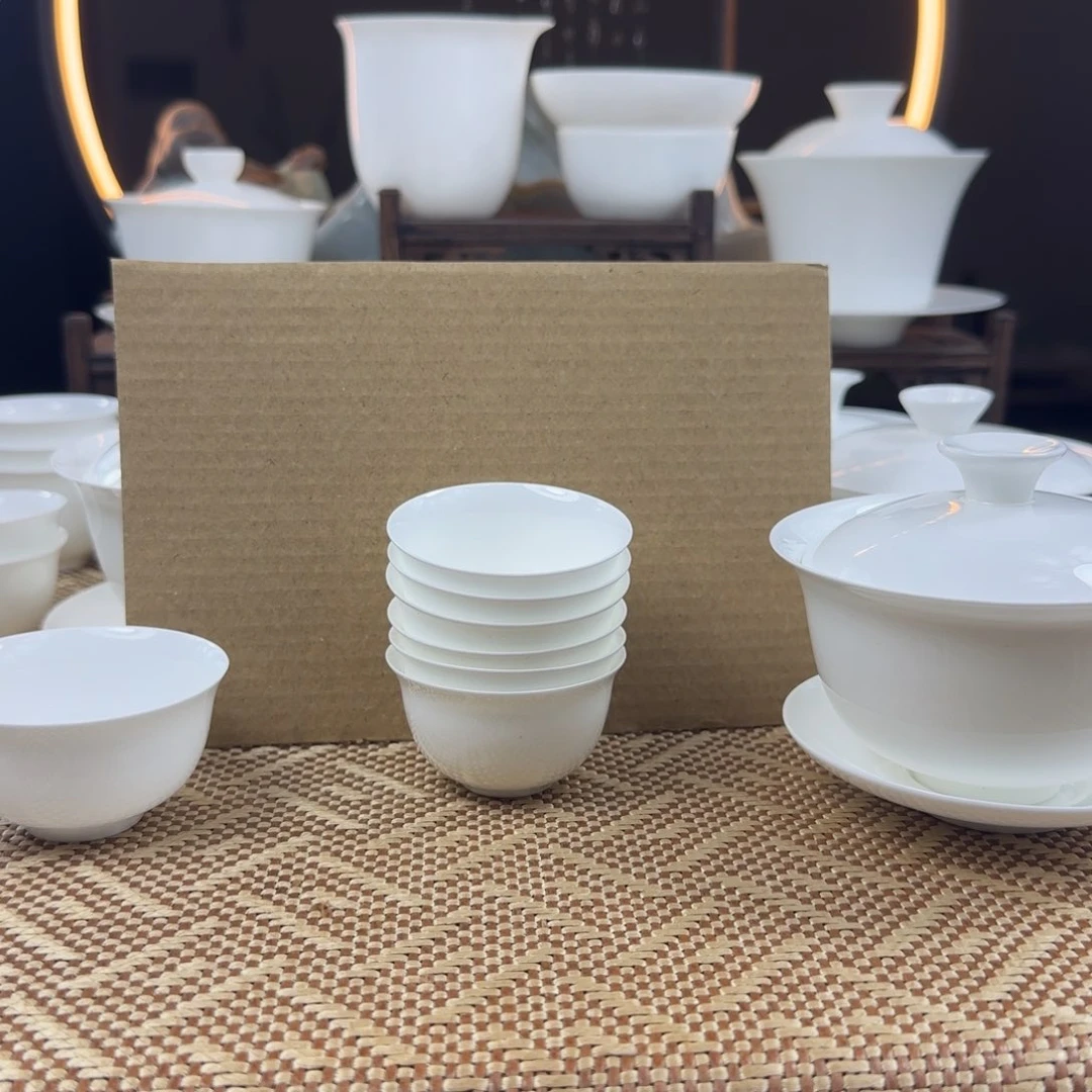 6个蛋壳杯30ml超薄胎骨瓷