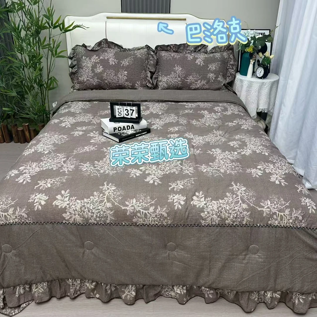 【RR荣荣】巴洛克-拼接工艺款春秋被200*230约4.8斤可机洗