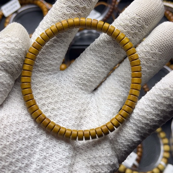 紫金鼠手串纯肉纯色药片入门级练手串福利6尺暴力归圆