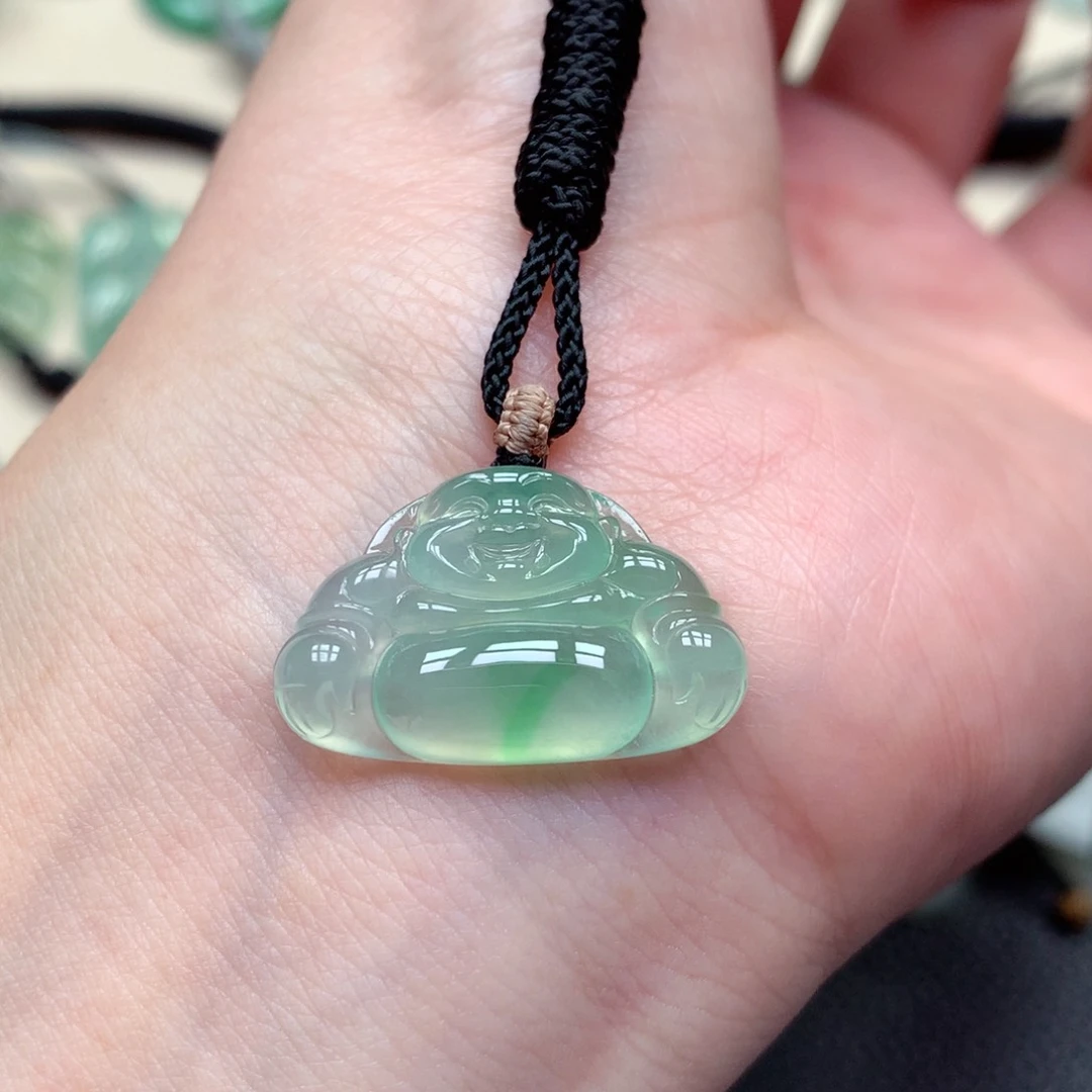 颈饰未镶嵌翡翠佛公