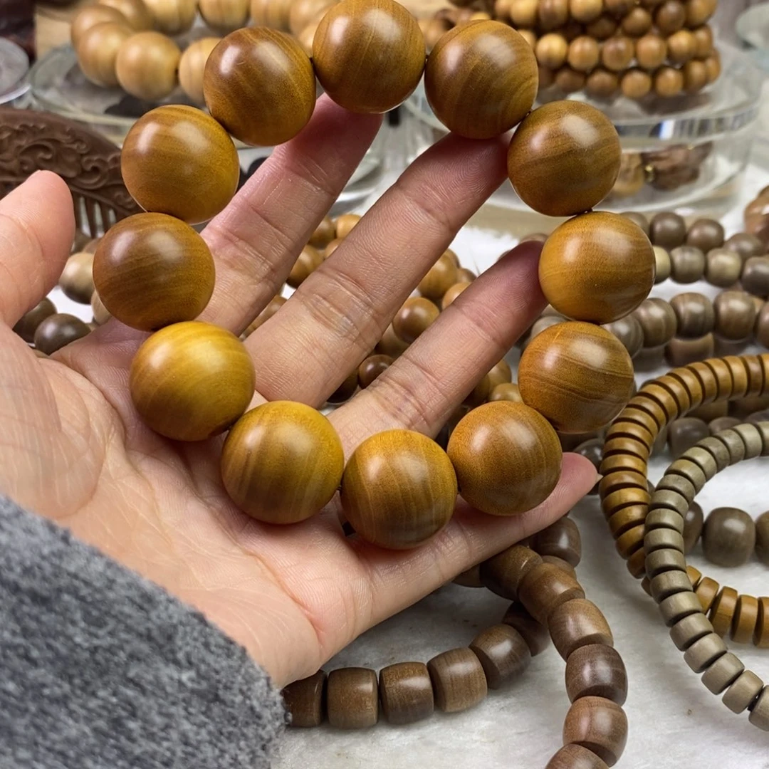 檀香木手串/手链过*