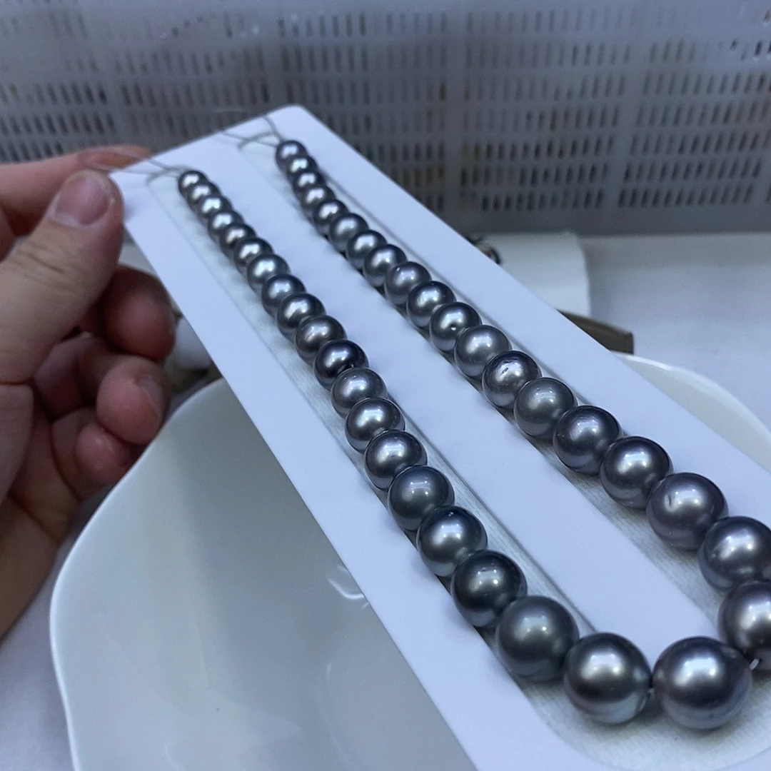 海水珍珠银S925镶嵌颈饰