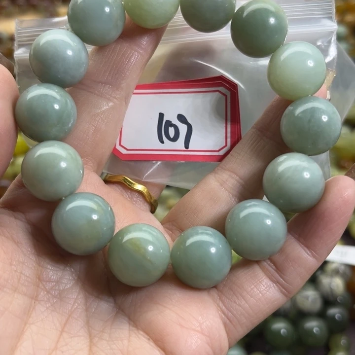 蛇纹石玉未镶嵌手链