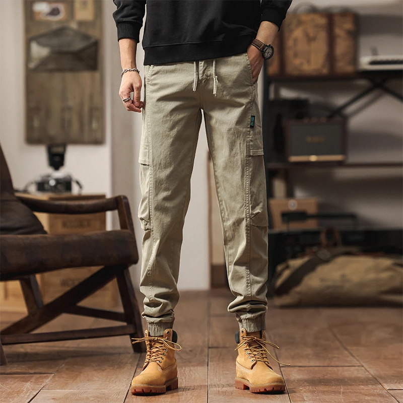 【老妖甄选】男士户外休闲百搭工装裤休闲裤男款直筒宽松硬汉裤子
