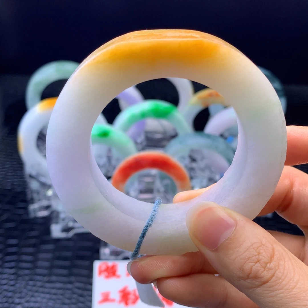 定制翡翠未镶嵌手镯50-59