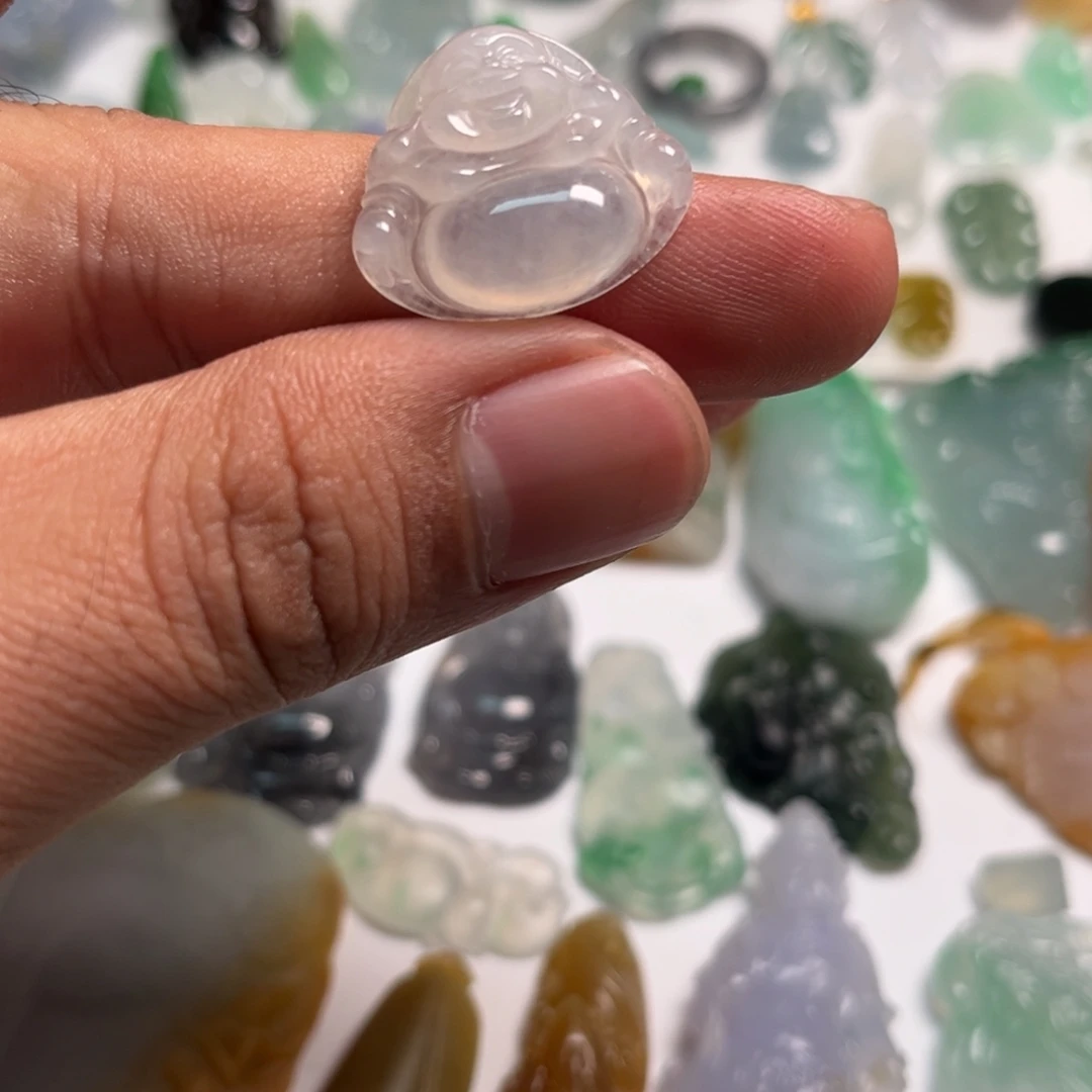 翡翠未镶嵌颈饰天然翡翠